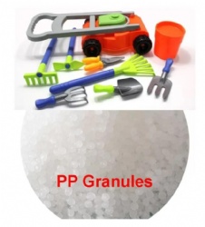 Injection Molding Rigid PP Plastic Granules Polypropylene Resin For Lawn Garden Tooling