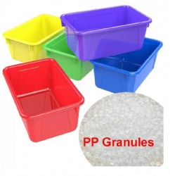 Storage Bins PP Plastic Raw Material High Impact Virgin PP Granules