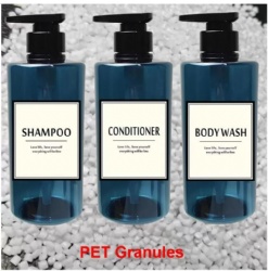 Thermoplastic Polymer Resin PET Granules For Shampoo Lotion Bottles