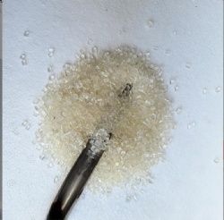Recycled EPS particles are extra white, special for disposable foam lunch boxes, pass 80 mesh